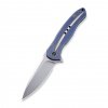 Nóż WE Knife Kitefin Blue Titanium S35VN